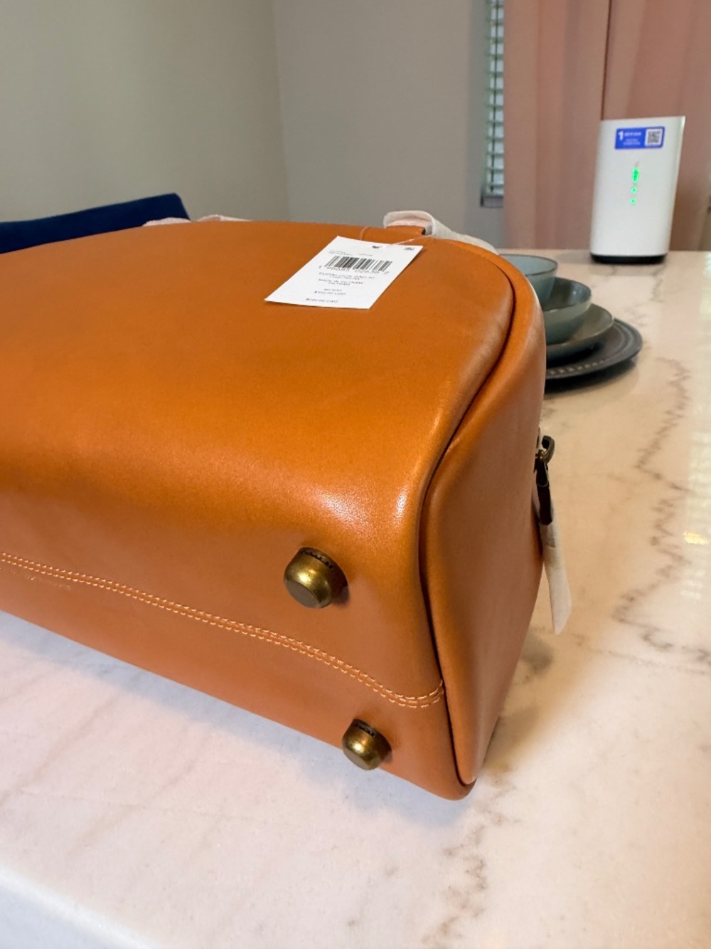 Coach Twin Turnlock Shoulder Bag Toffee - Picture 7 of 14